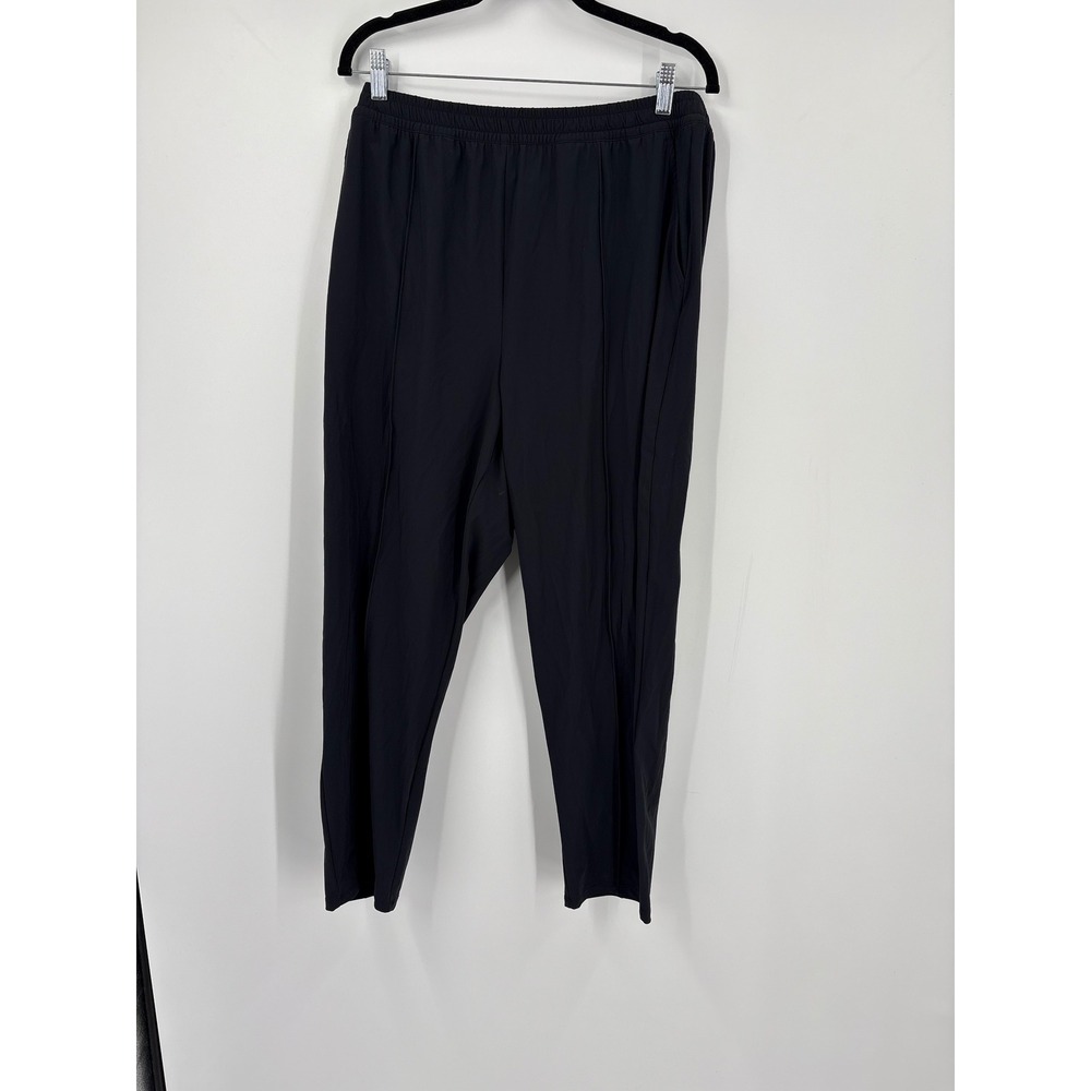 Bad Birdie Mens Golf Pants XL Black Elastic Waist Athletic Tapered Joggers